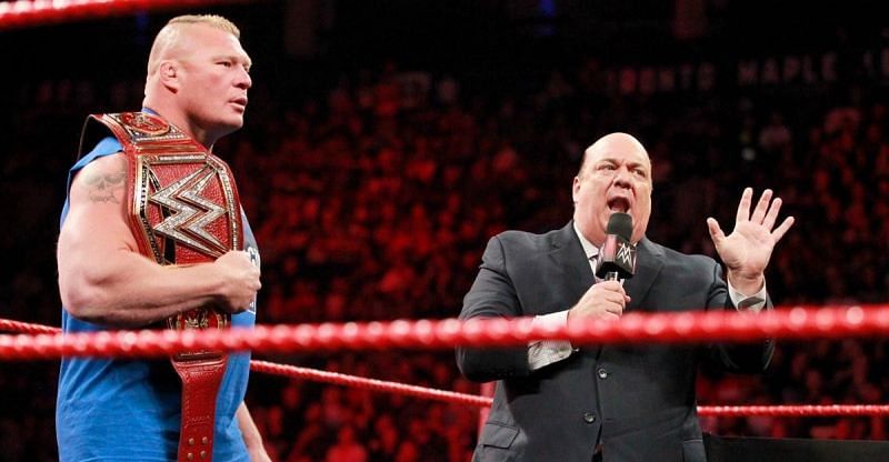 Brock Lesnar (left) shocked everyone by absolutely destroying MMA legends Frank Mir and Randy Couture during his time in the UFC